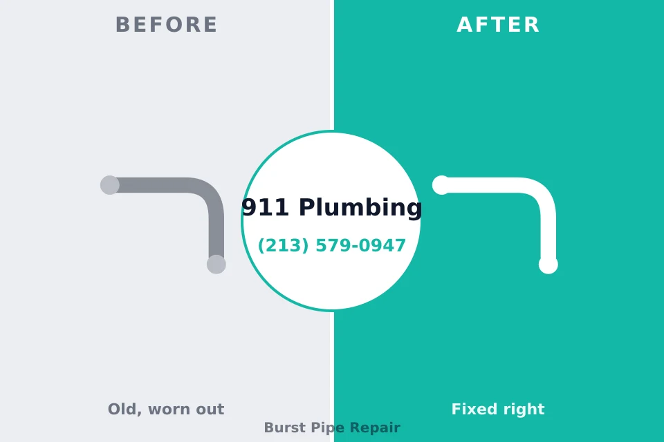 Before and after: plumbing company Manheim, PA